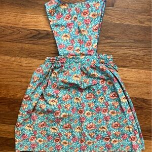 Laura Ashley apron style floral dress